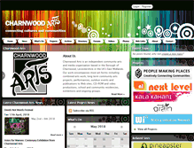 Tablet Screenshot of charnwoodarts.com